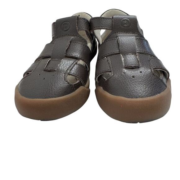 PEDIPED Flex Mark Sandals in Chocolate Size 28 (11-11.5) Sneaker Hybrid Leather - Picture 2 of 7